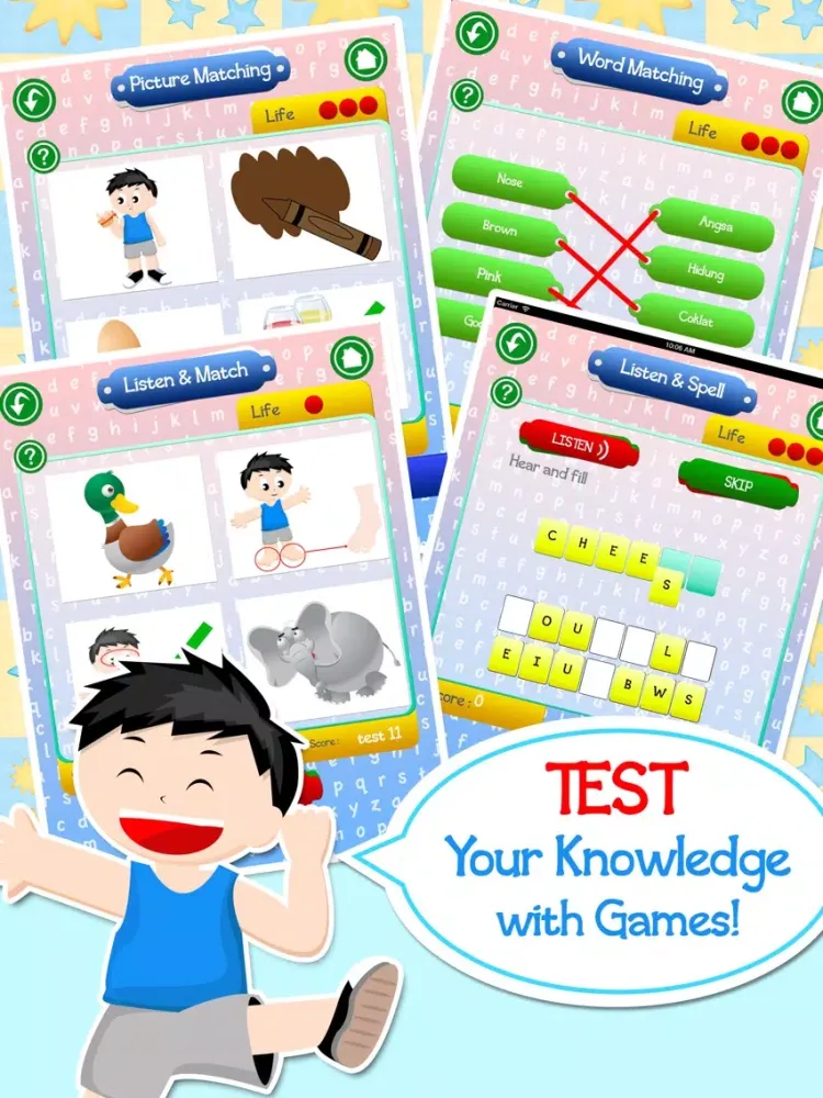 Indonesian-English Language for Kids iPad  سکرین شاٹس