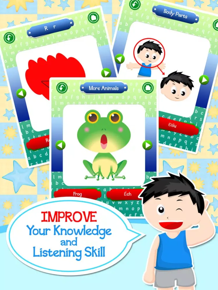 Vietnamese-English Language for Kids iPad  スクリーンショット