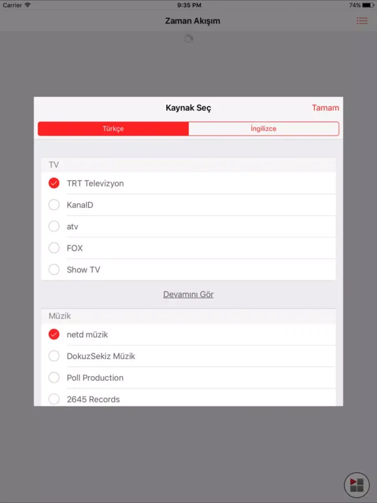 Vityu - Kanal takip et & Video izle iPad  Screenshots