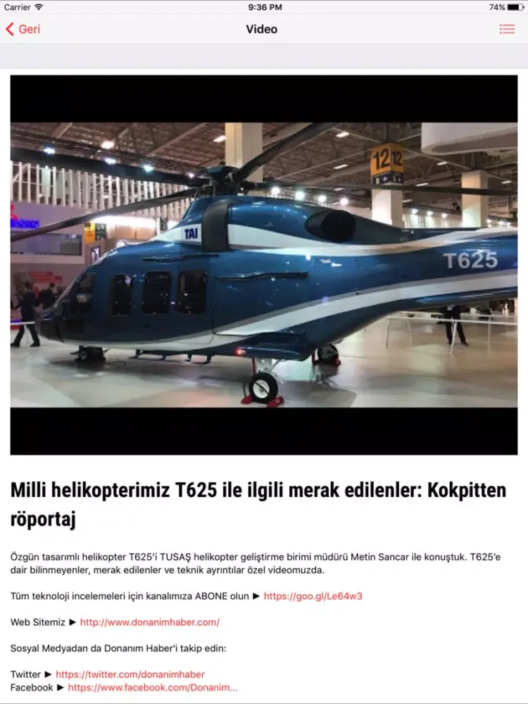 Vityu - Kanal takip et & Video izle iPad  Screenshots