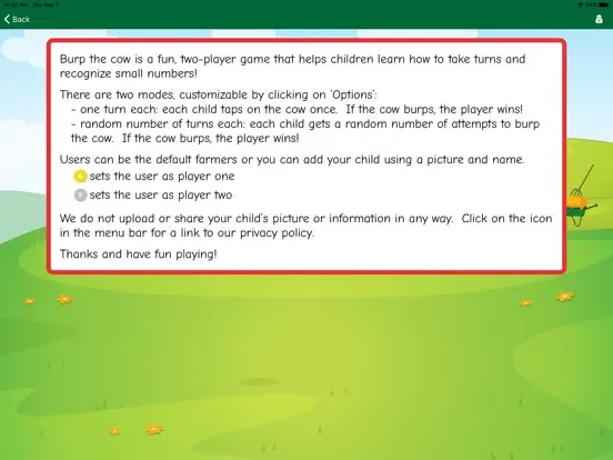 Burp the Cow iPad 应用截图