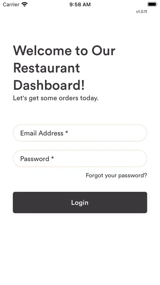 Capturas de tela do Burpple Merchant App