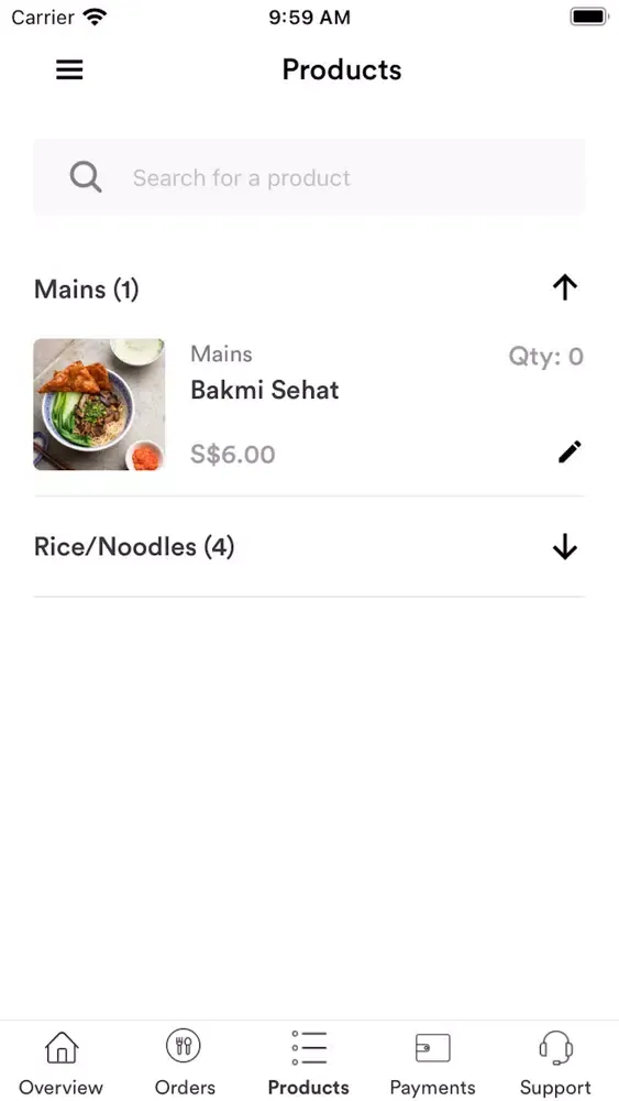 Capturas de tela do Burpple Merchant App
