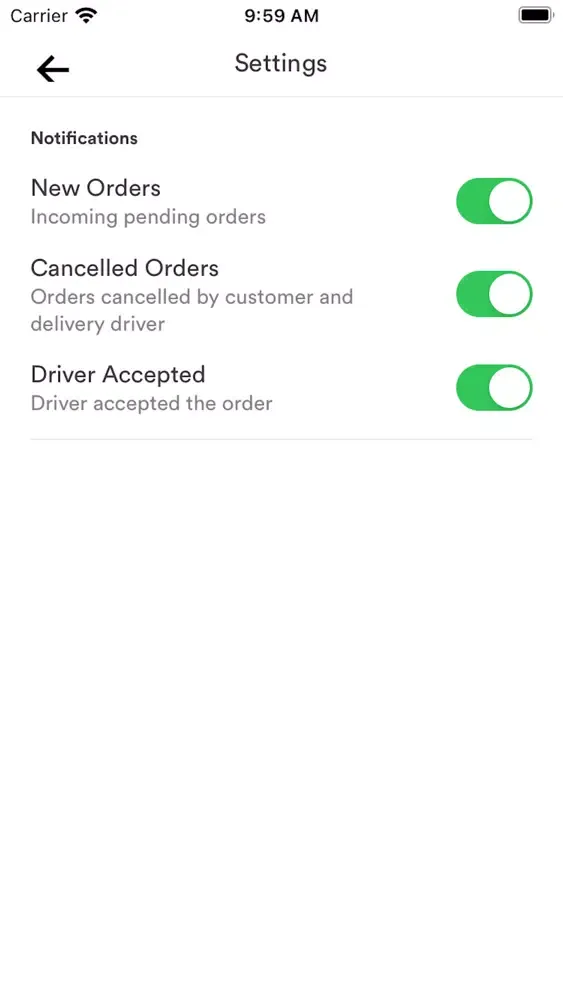 Capturas de tela do Burpple Merchant App