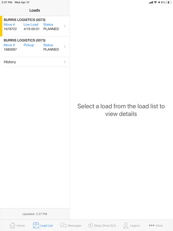 Burris Bridge – Driver Hub iPad  Ekran Görüntüleri