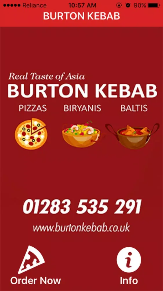 Tangkapan layar Burton Kebab, Burton