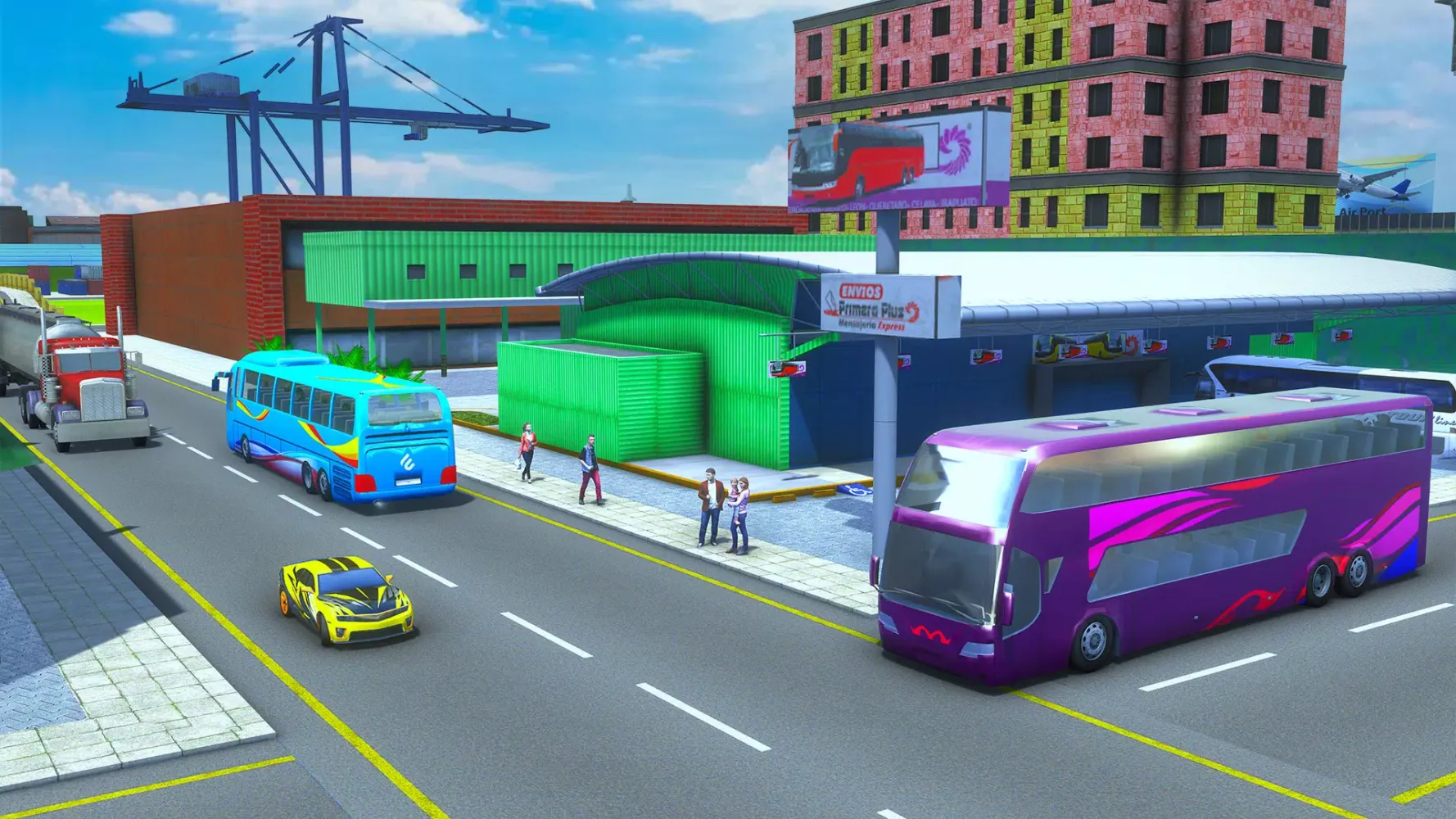 Capturas de tela do Us Bus Driving Games