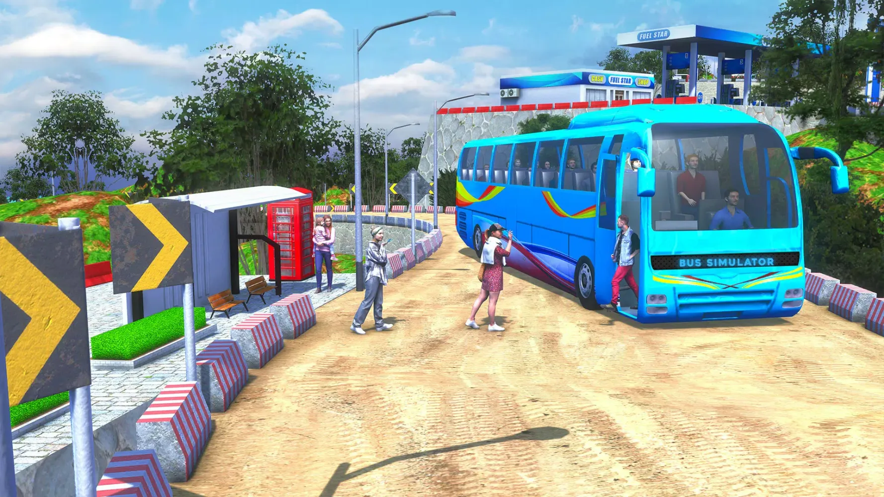 Capturas de tela do Us Bus Driving Games