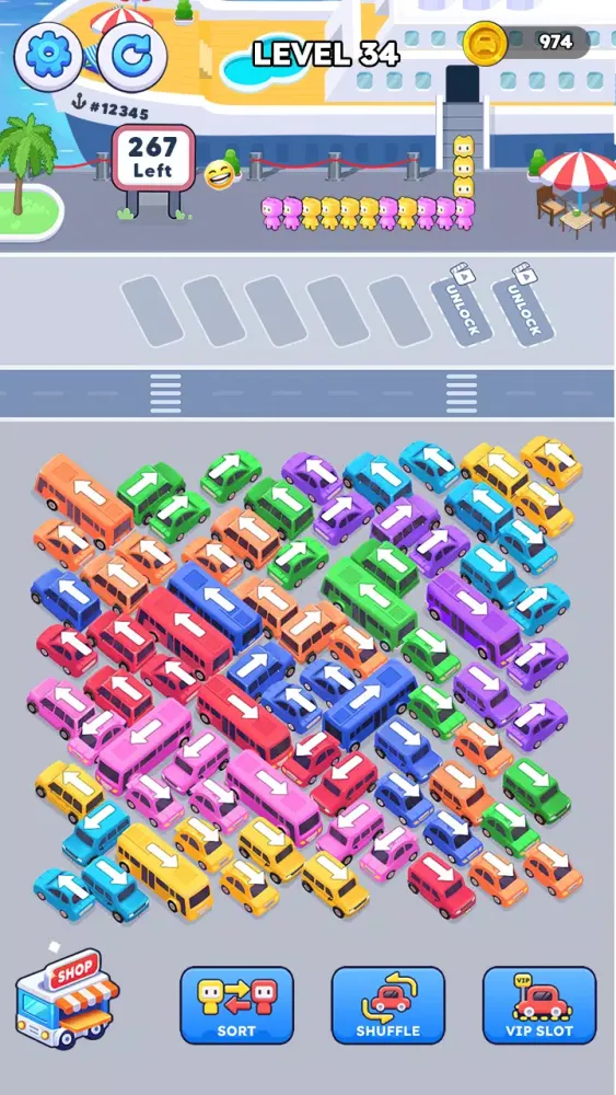 Bus Games: Car Parking Jam Screenshots