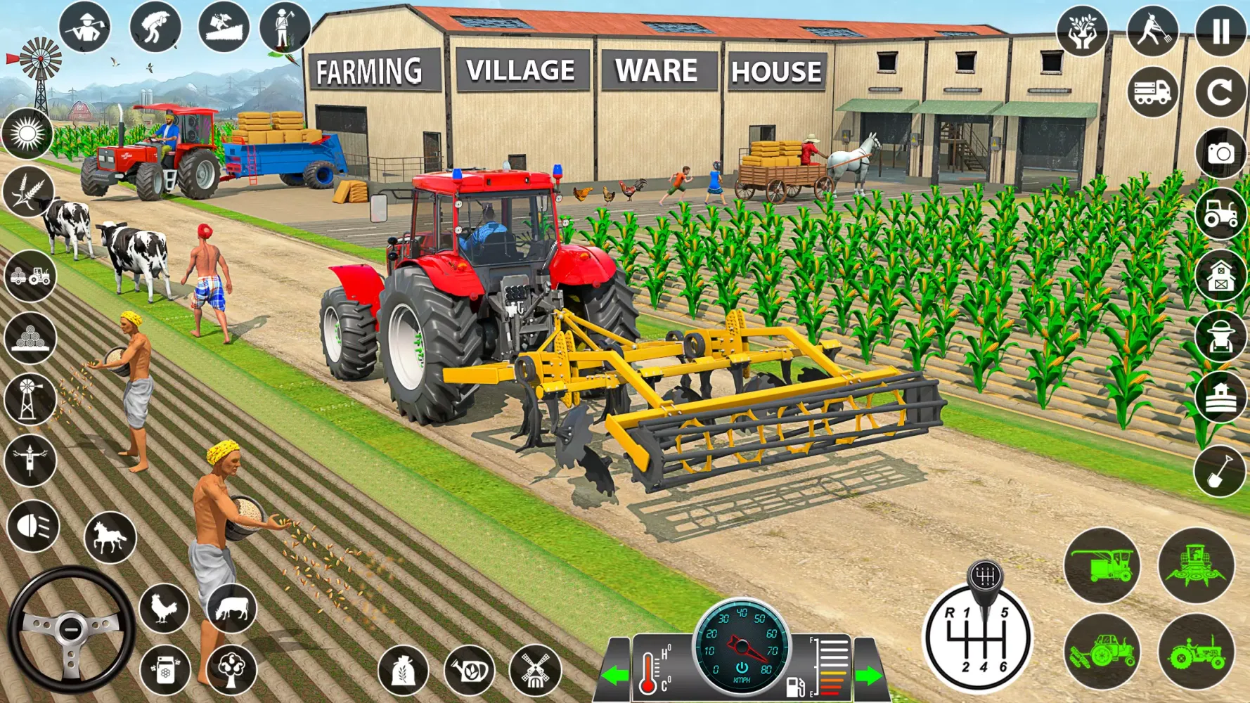 Farming Games: Tractor Driving应用截图