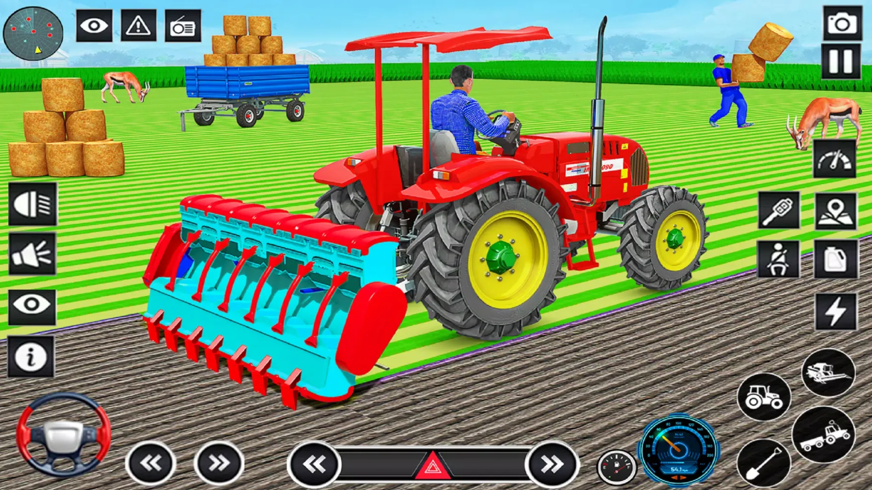 Farming Games: Tractor Driving应用截图