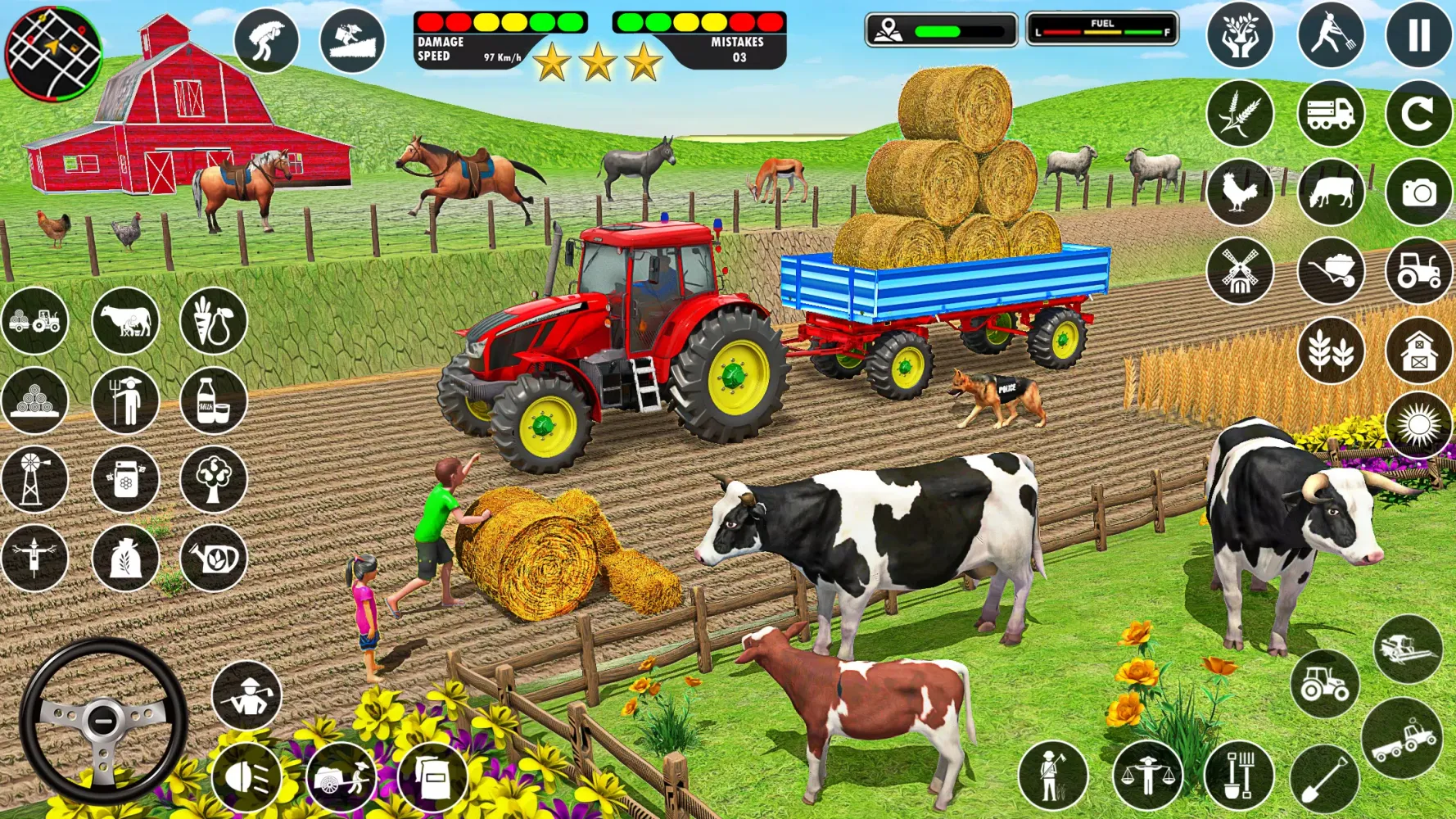 Farming Games: Tractor Driving应用截图