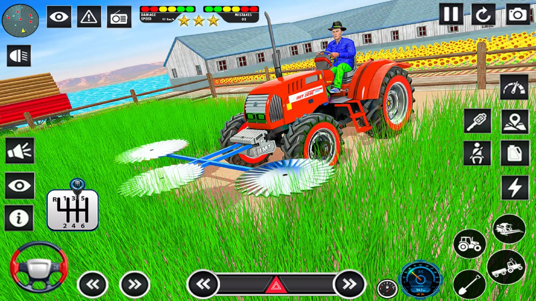 Farming Games: Tractor Driving应用截图