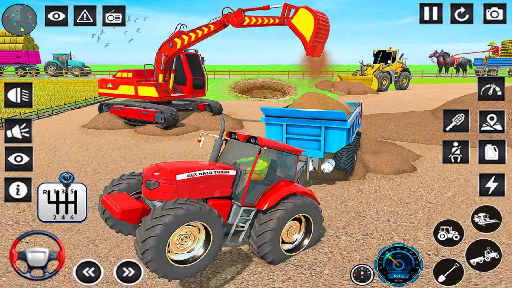 Farming Games: Tractor Driving应用截图