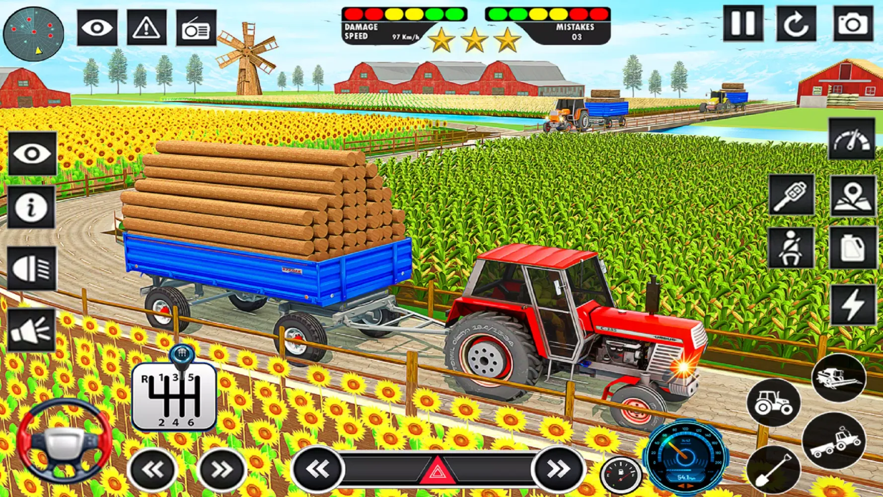 Farming Games: Tractor Driving应用截图