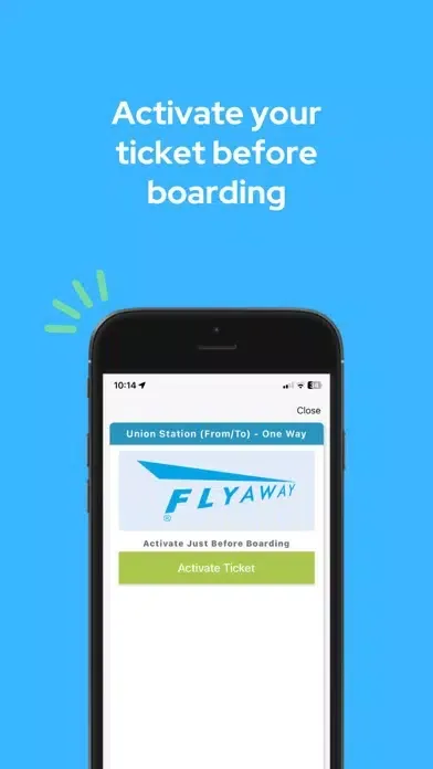 Capturas de tela do FlyAway Bus