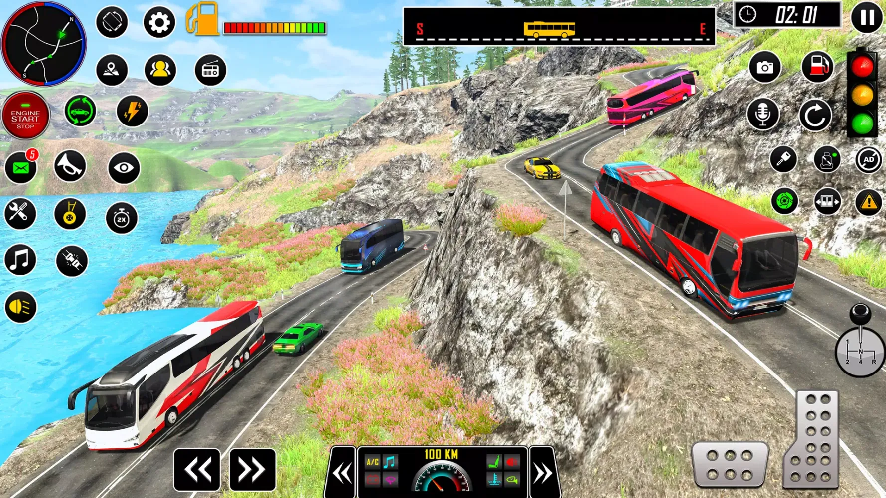 Tangkapan layar Grand City Racing Bus Sim 3D