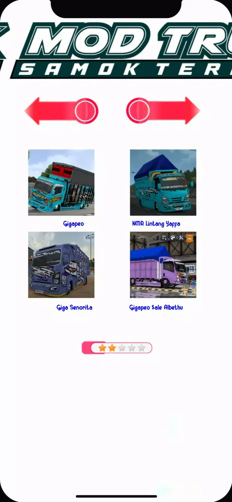 Capturas de pantalla de Mod Truck Samok Bussid