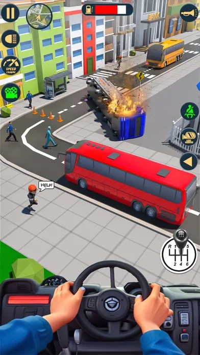 Ảnh chụp màn hình của Us Bus Vehicle Master Driving