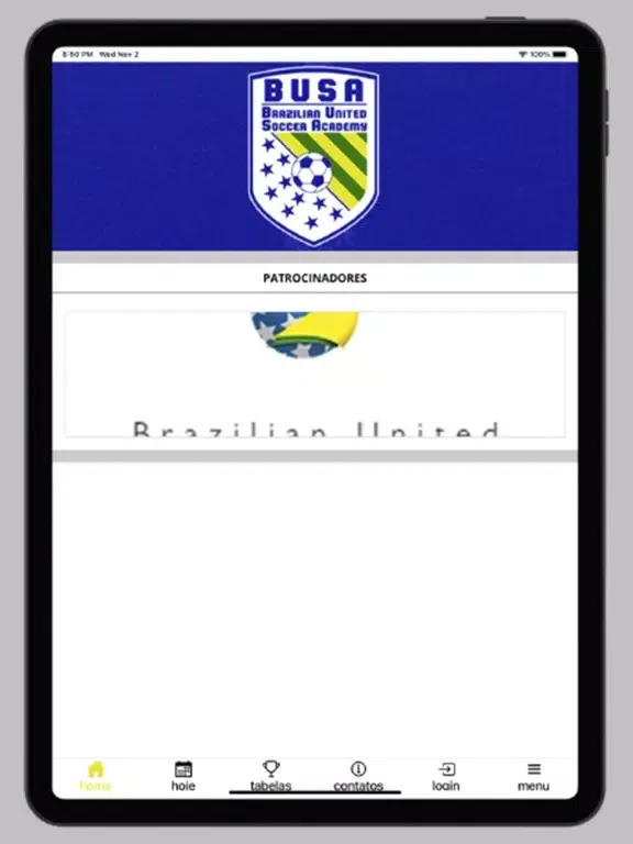 ภาพหน้าจอของ BUSA - Brazilian U. S. Academy iPad 