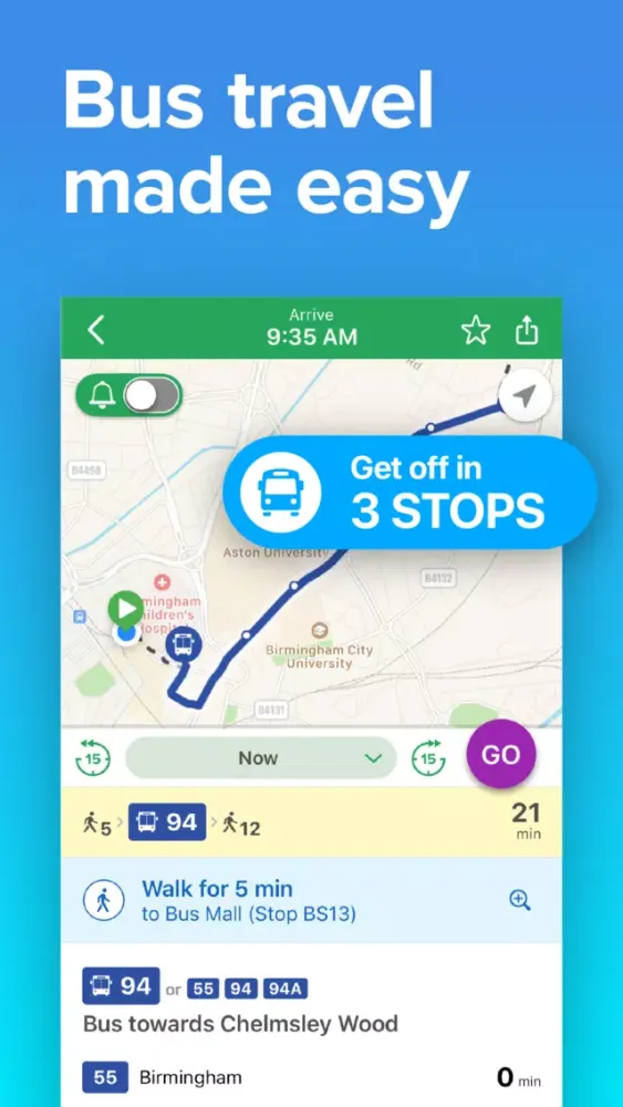 تصاویر Next Bus Birmingham