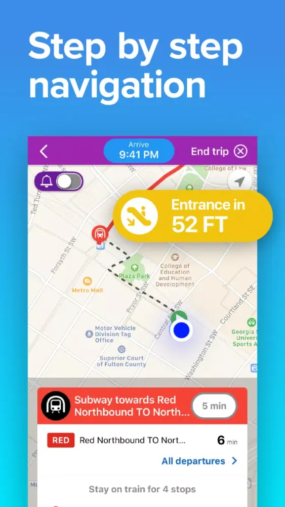 ภาพหน้าจอของ Atlanta Transit • MARTA Times