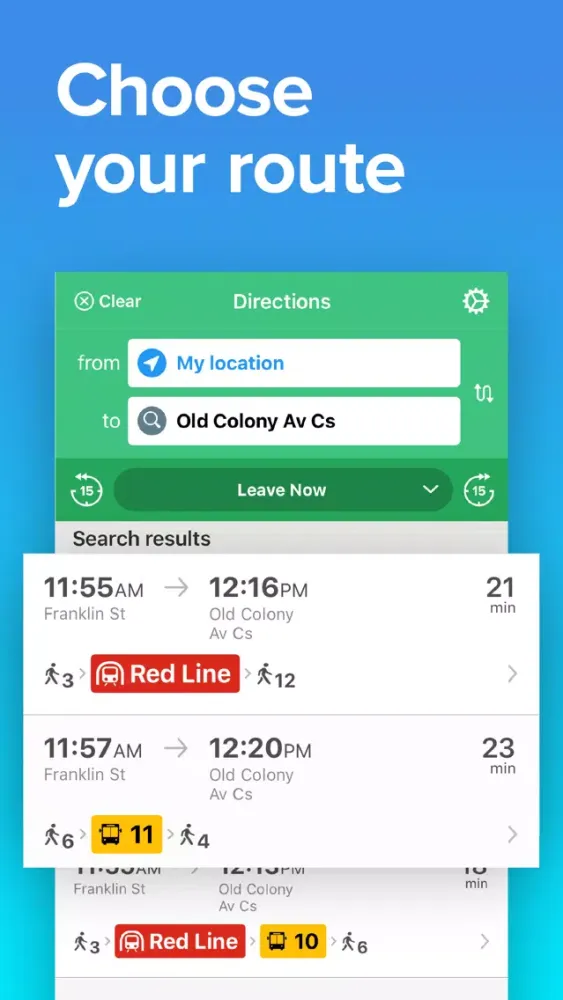 Boston Transit • MBTA T & Bus Ekran Görüntüleri