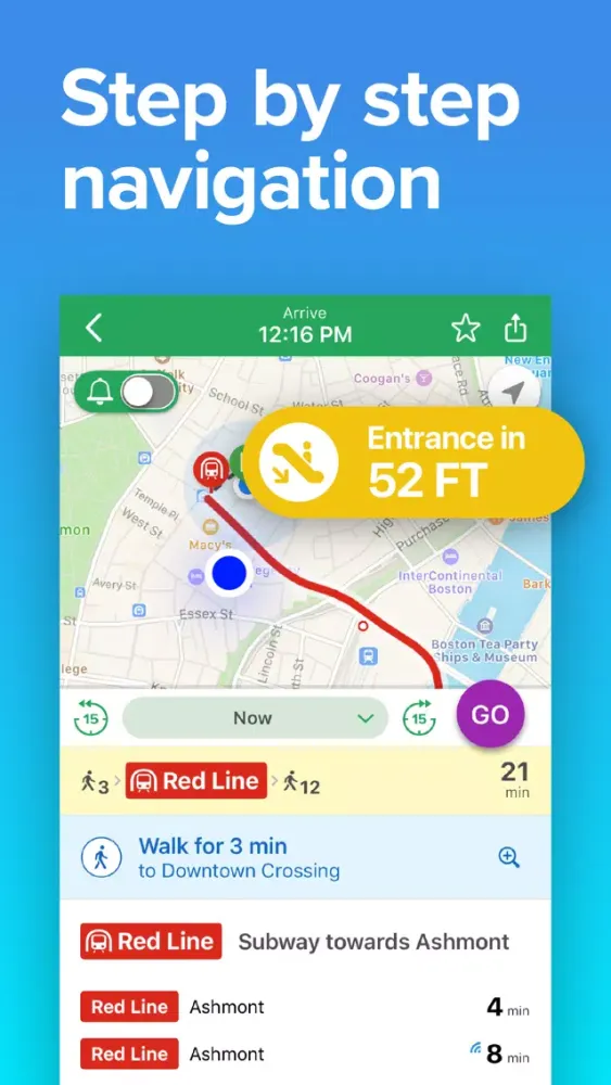Boston Transit • MBTA T & Bus Ekran Görüntüleri