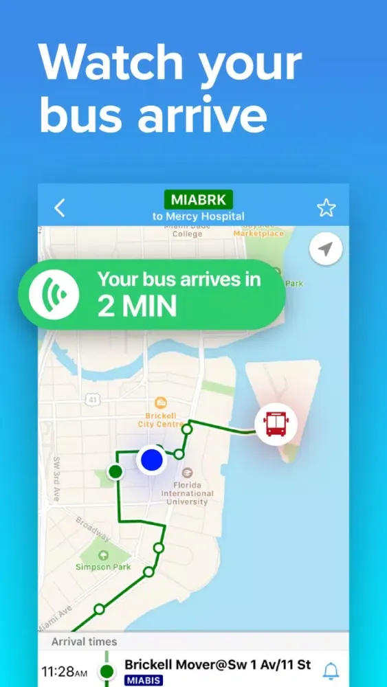 ภาพหน้าจอของ Miami-Dade Transit