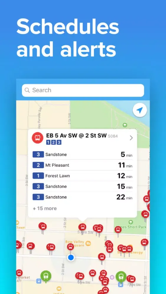 Zrzuty ekranu Calgary Total Transit