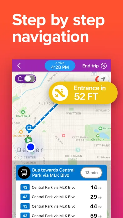 Captures d'écran de Denver Transit: RTD Bus TImes