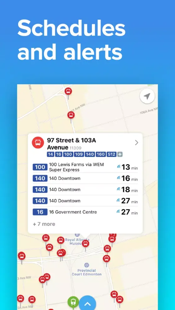 Zrzuty ekranu Edmonton Transit • ETS Times