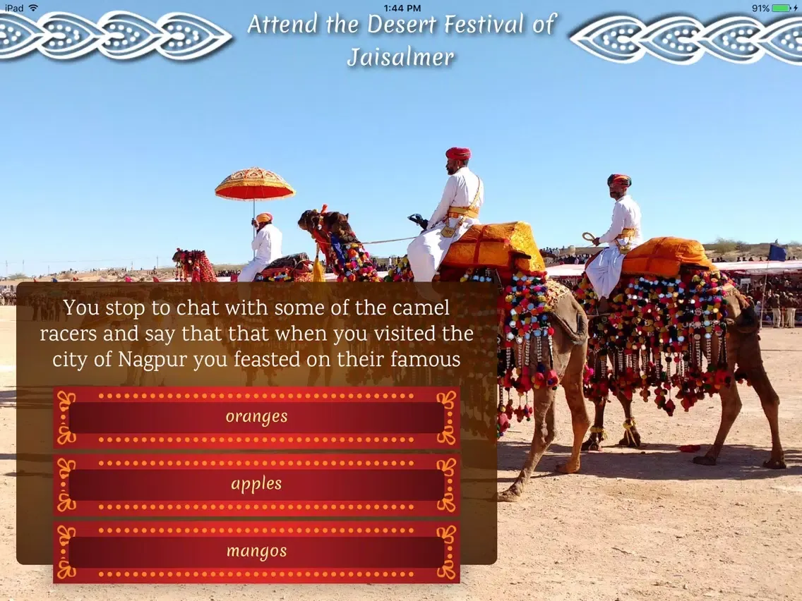 President Travel Mission:India iPad  Screenshots