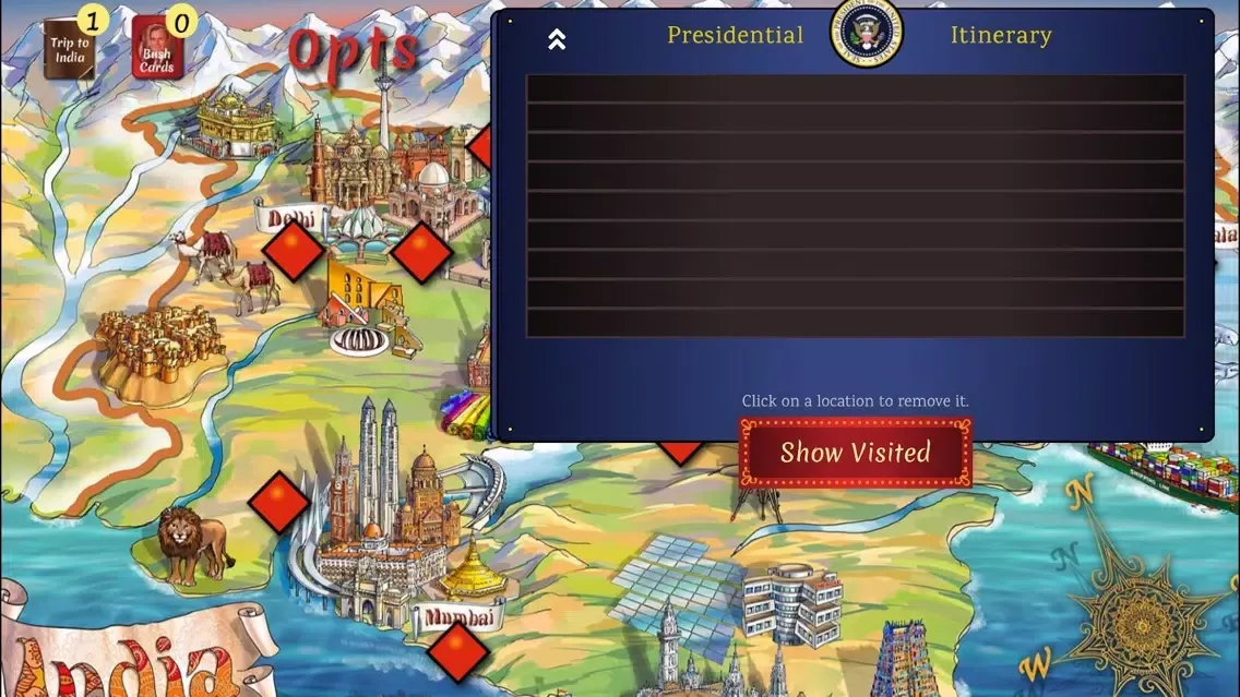 President Travel Mission:India Screenshots
