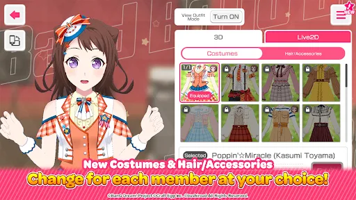 ภาพหน้าจอของ BanG Dream! Girls Band Party!