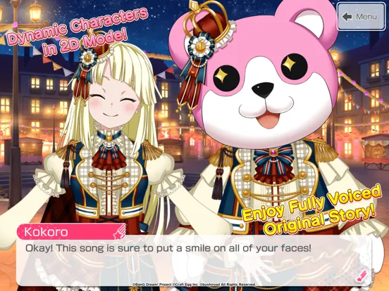 BanG Dream! Girls Band Party! iPad  Ekran Görüntüleri