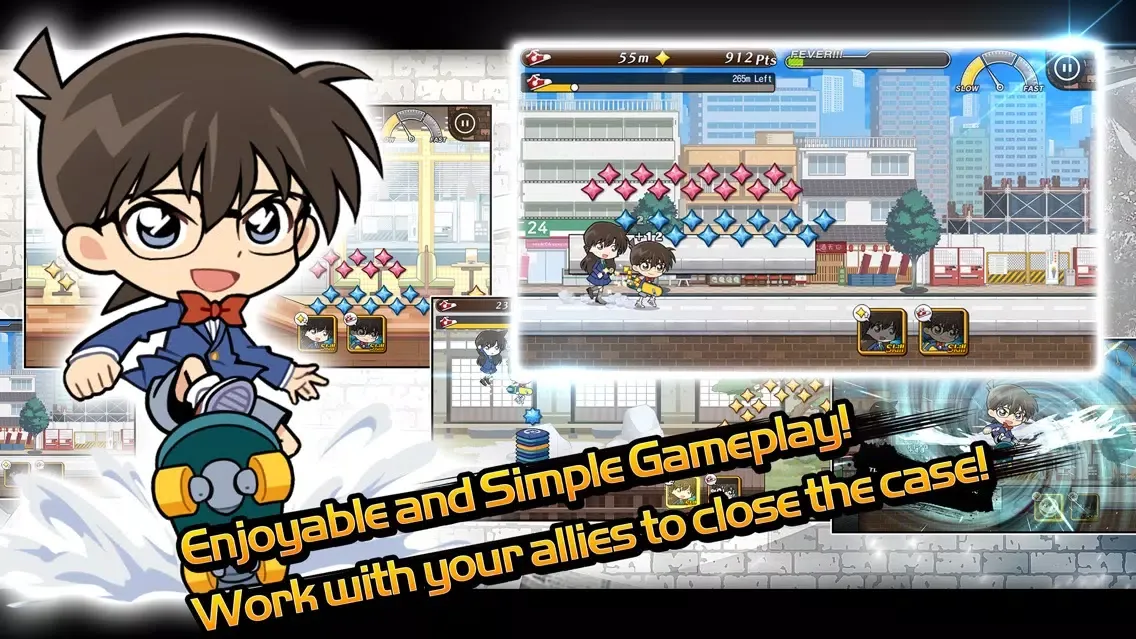 Screenshot di Case Closed Runner