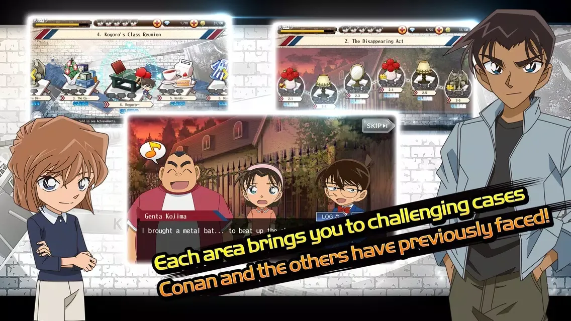 Screenshot di Case Closed Runner