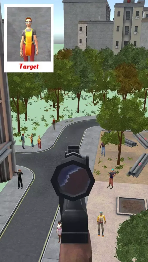 Tangkapan skrin Sniper: Find the target