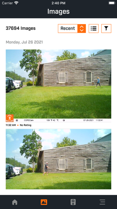 Bushnell Trail Cameras Screenshots