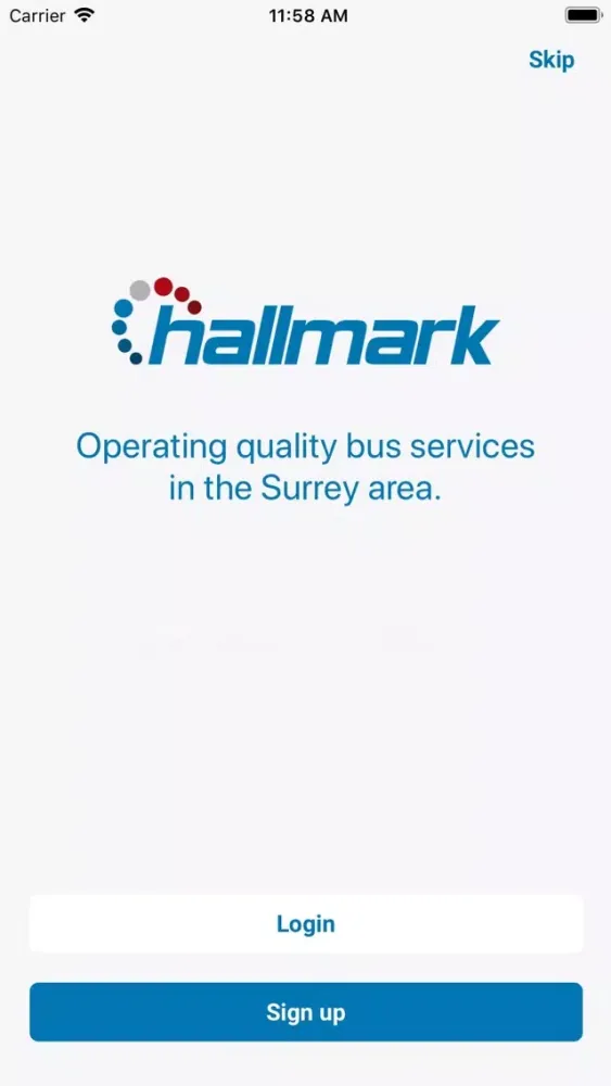 Tangkapan layar Hallmark Bus