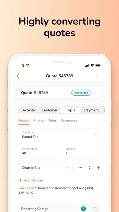 Busify: Charter Bus Software應用截圖