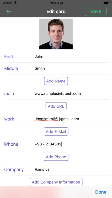 صور Business Card Reader, Scanner