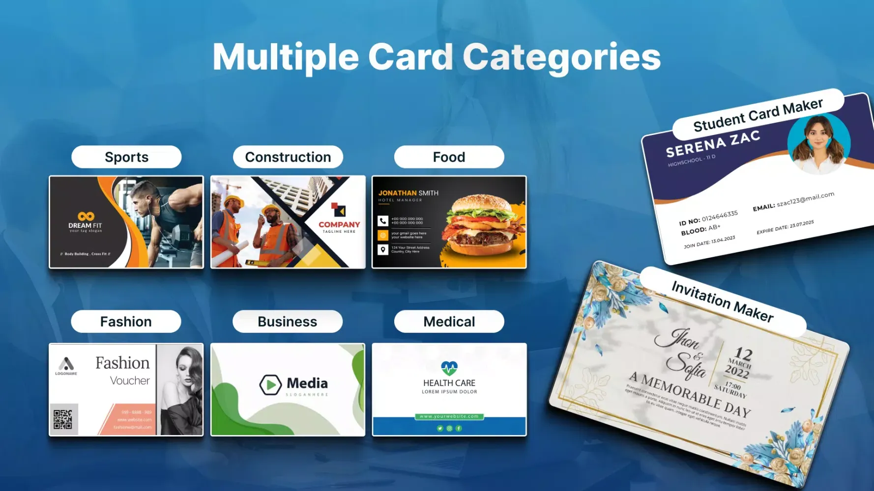 Business Card Maker & Creator Screenshots