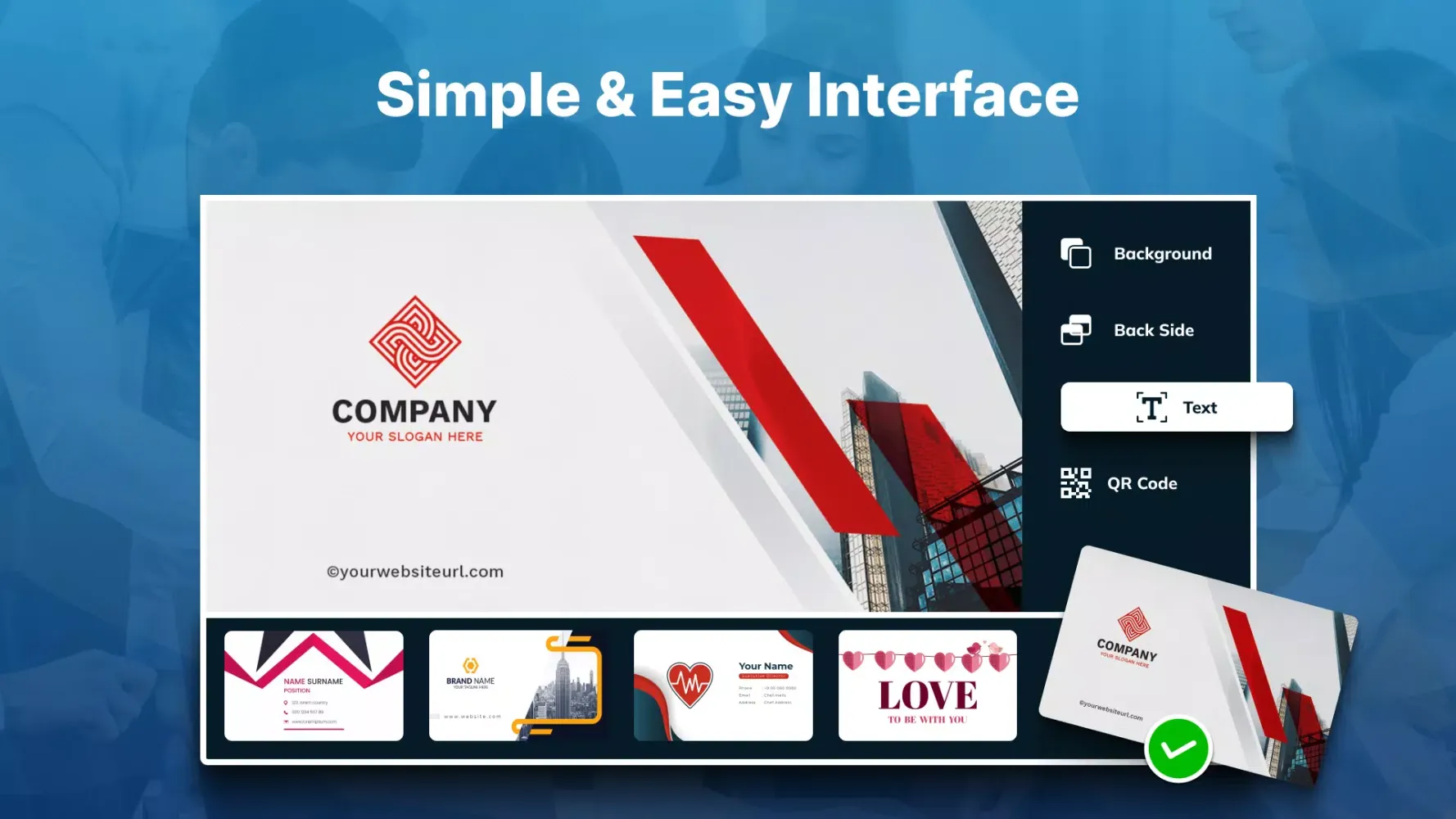 Business Card Maker & Creator Screenshots