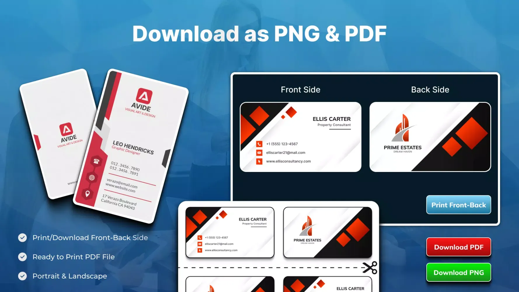 Business Card Maker & Creator Screenshots