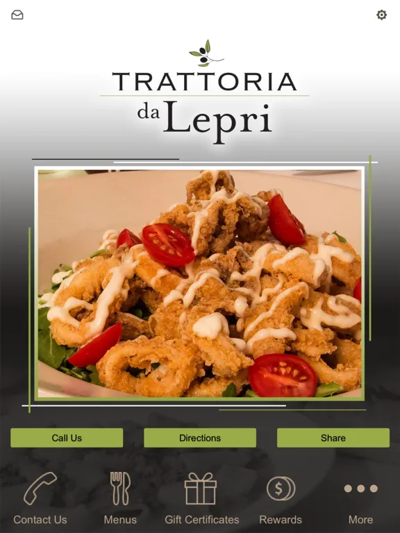 Capturas de tela do Trattoria daLepri iPad 