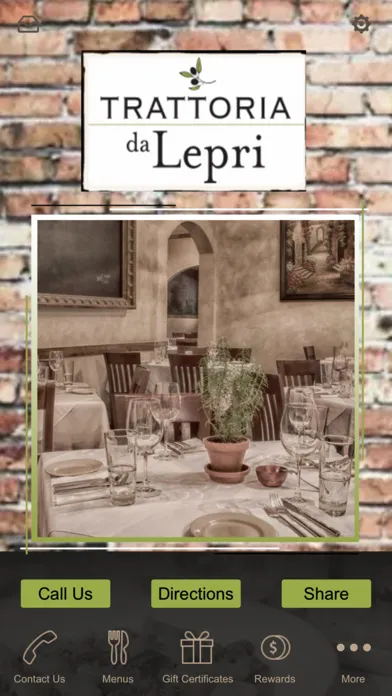 Capturas de tela do Trattoria daLepri