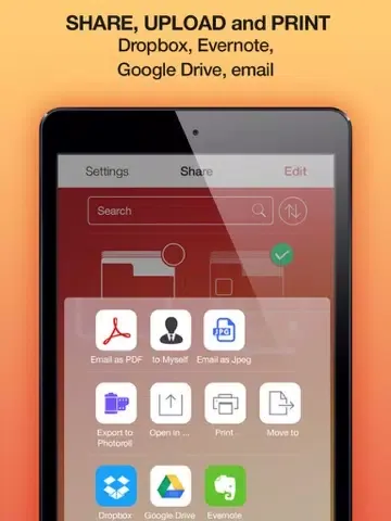 تصاویر iScan Free - Instant document scanner and PDF converter iPad 