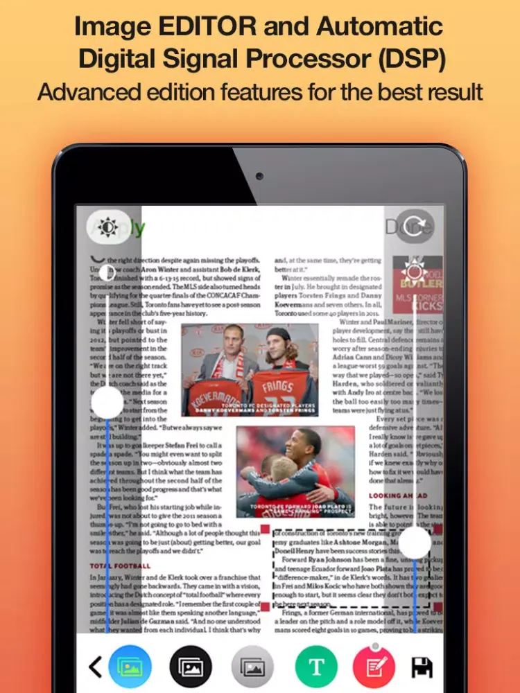 Captures d'écran de iScan PRO - Instant document scanner & translator iPad 